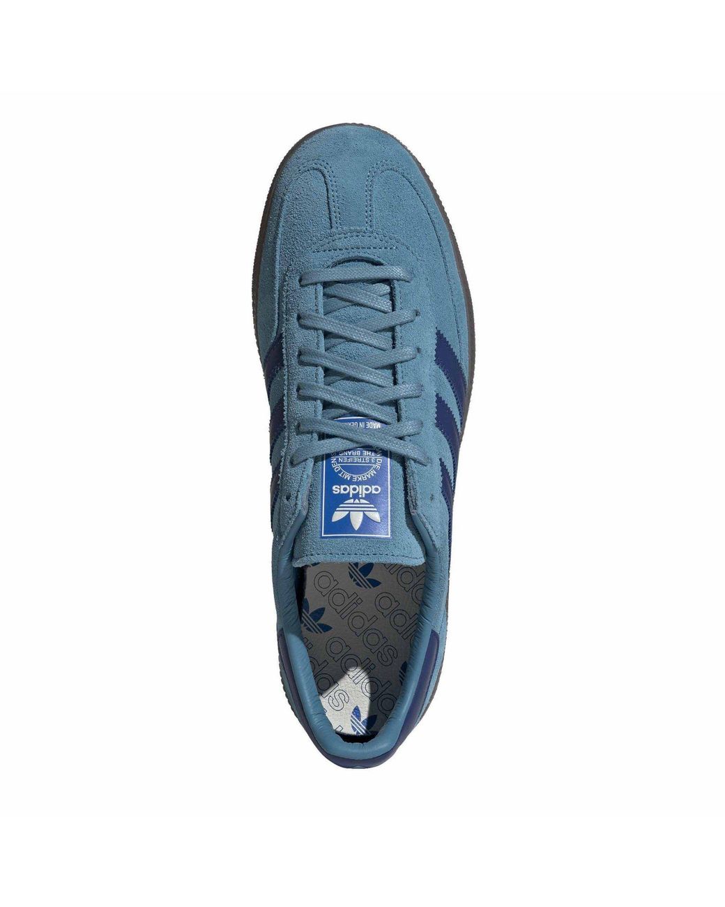 Adidas Originals Blue Suede Low-Top Sneakers for men