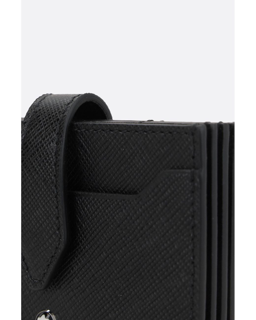 Montblanc Black Meisterstück Press-Stud Cardholder for men