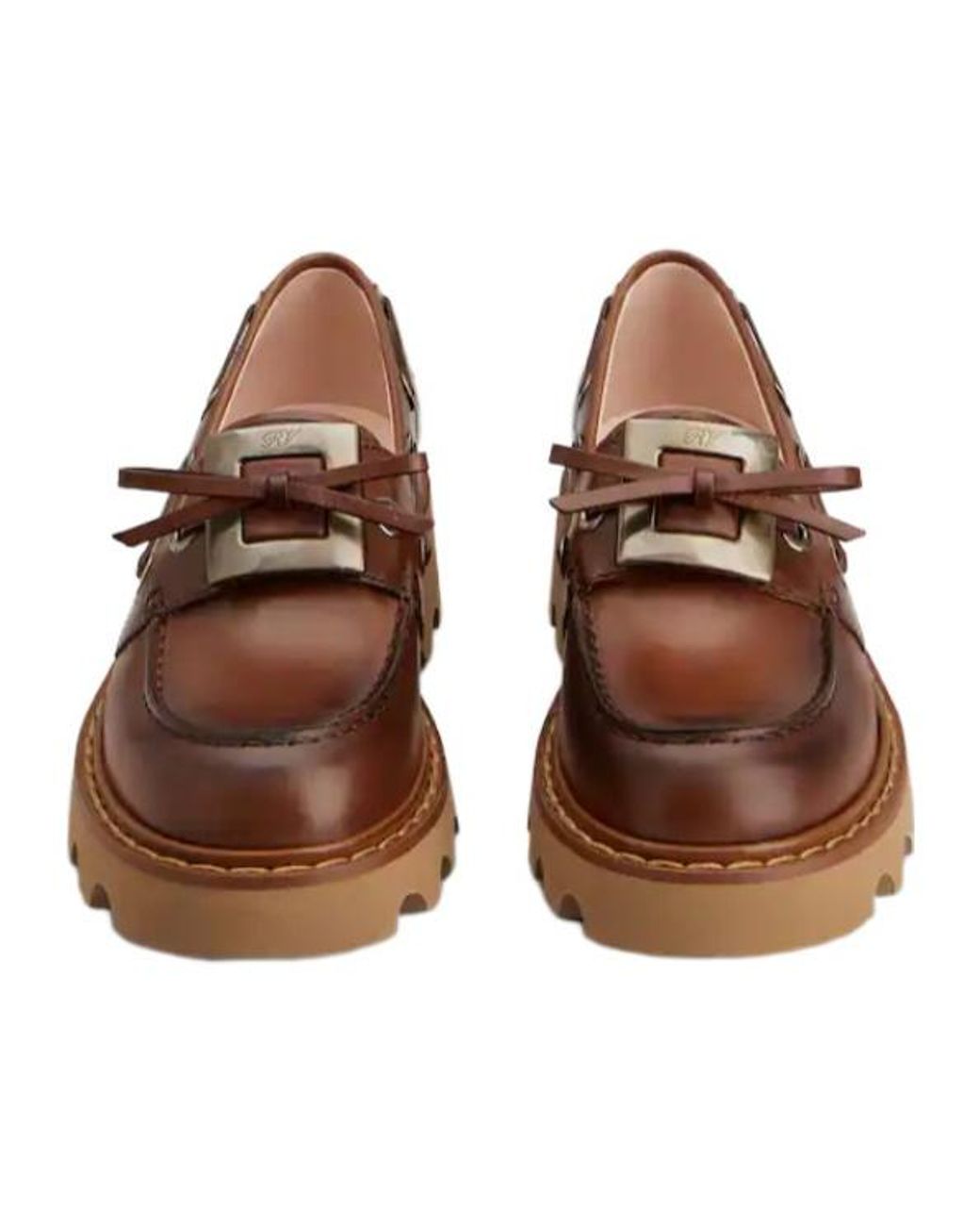 Roger Vivier Brown Viv' Rangers Truck Boat Shoes
