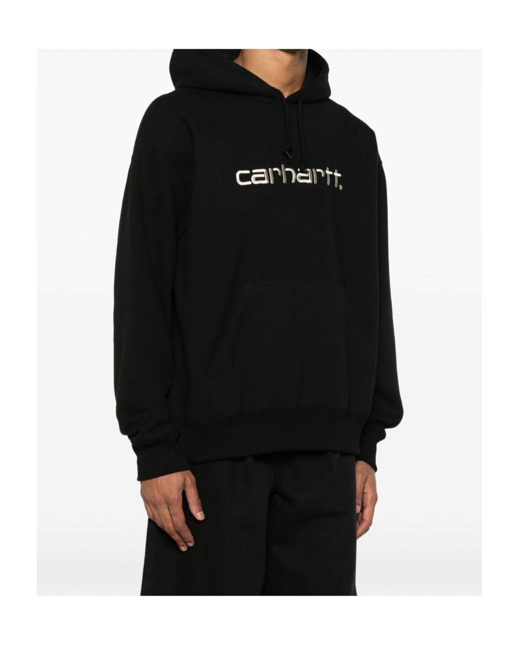 Junya Watanabe Black Carhartt Drawstring Hoodie for men