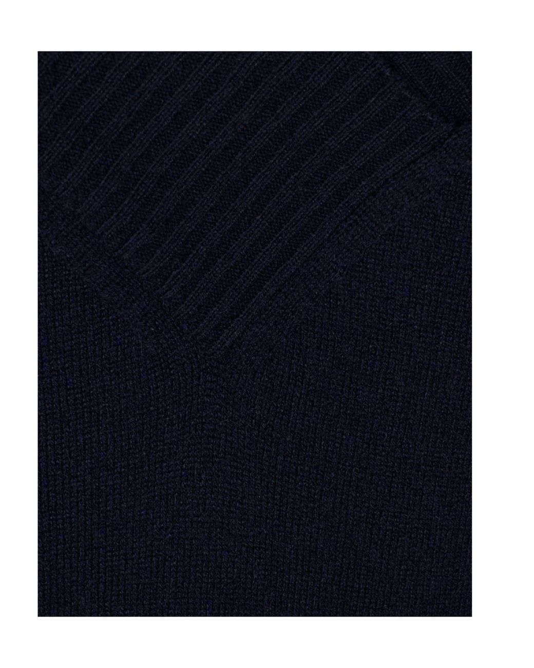 Alberta Ferretti Blue Button Detailed Dropped Shoulder Jumper