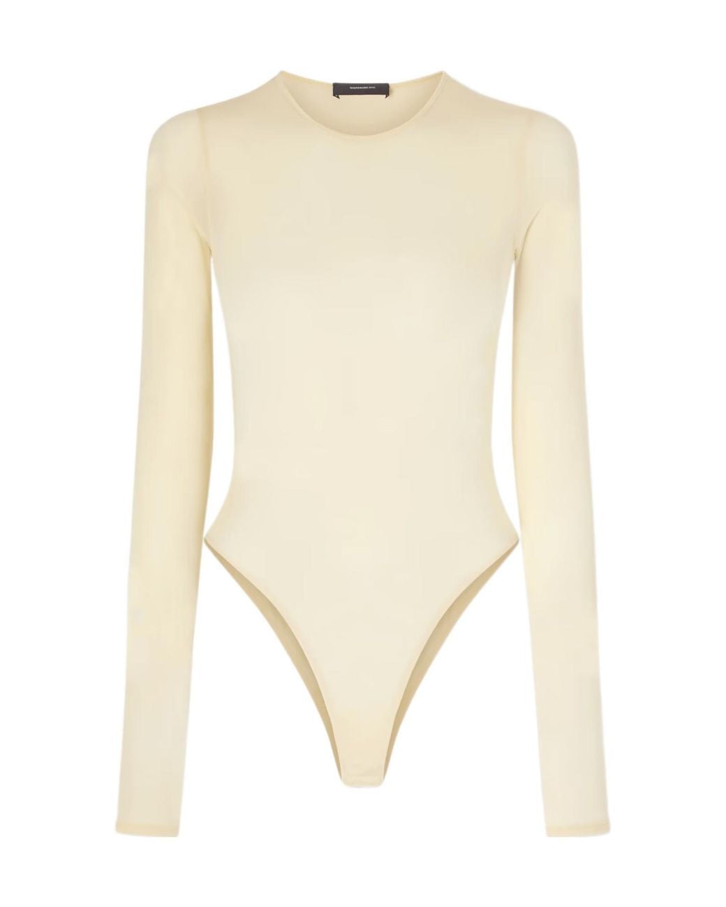 Wardrobe NYC White Stretch-Jersey Bodysuit