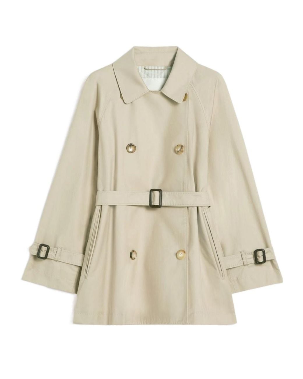 Max Mara Natural The Cube Calle Double-Breasted Coat