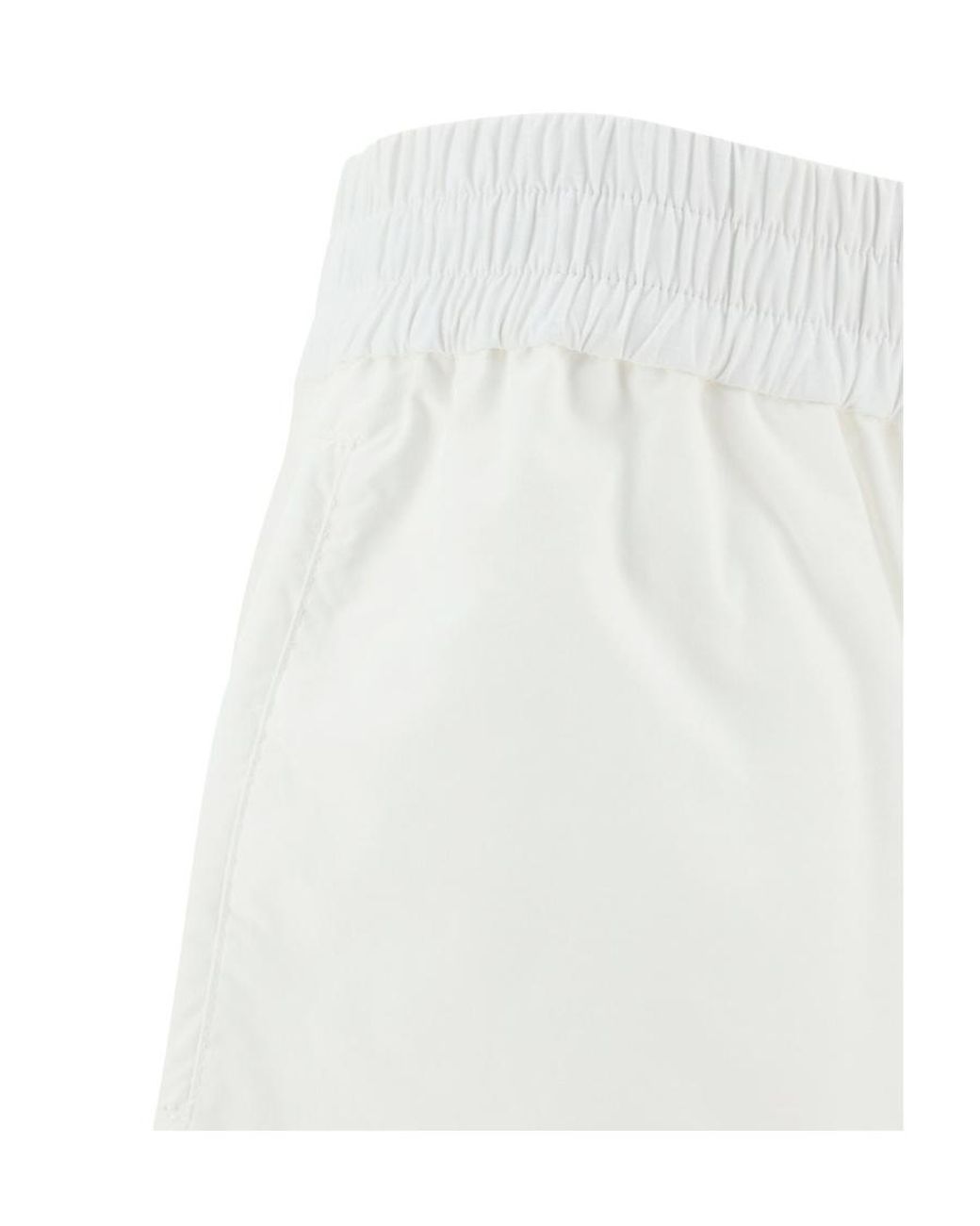 DSquared² White Logo Patch Wide Leg Trousers