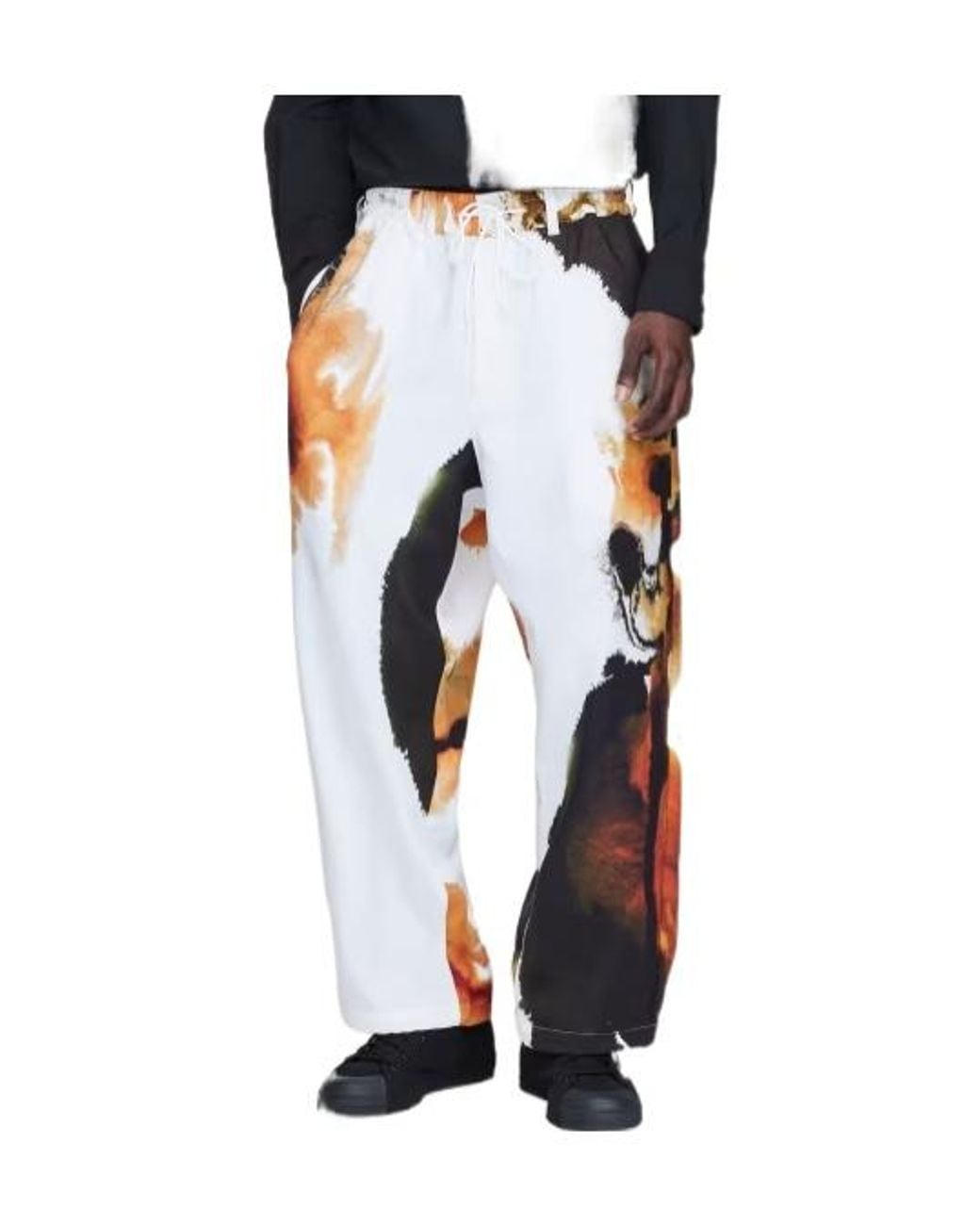 Y-3 Blue Aop Sport Uniform Track Pants for men