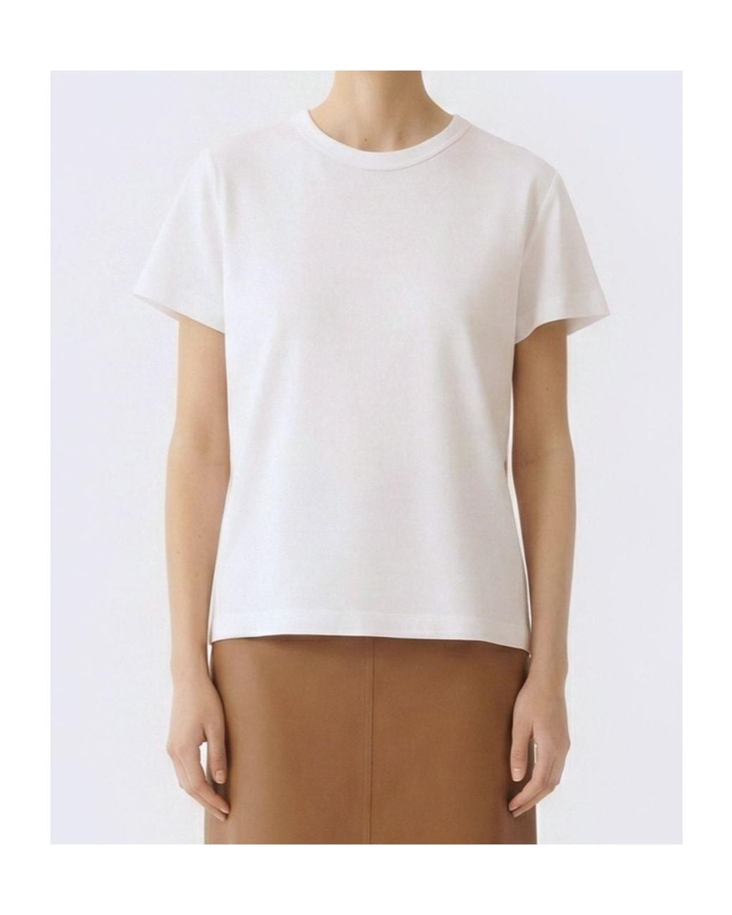 Fabiana Filippi White Beaded Detail T-Shirt