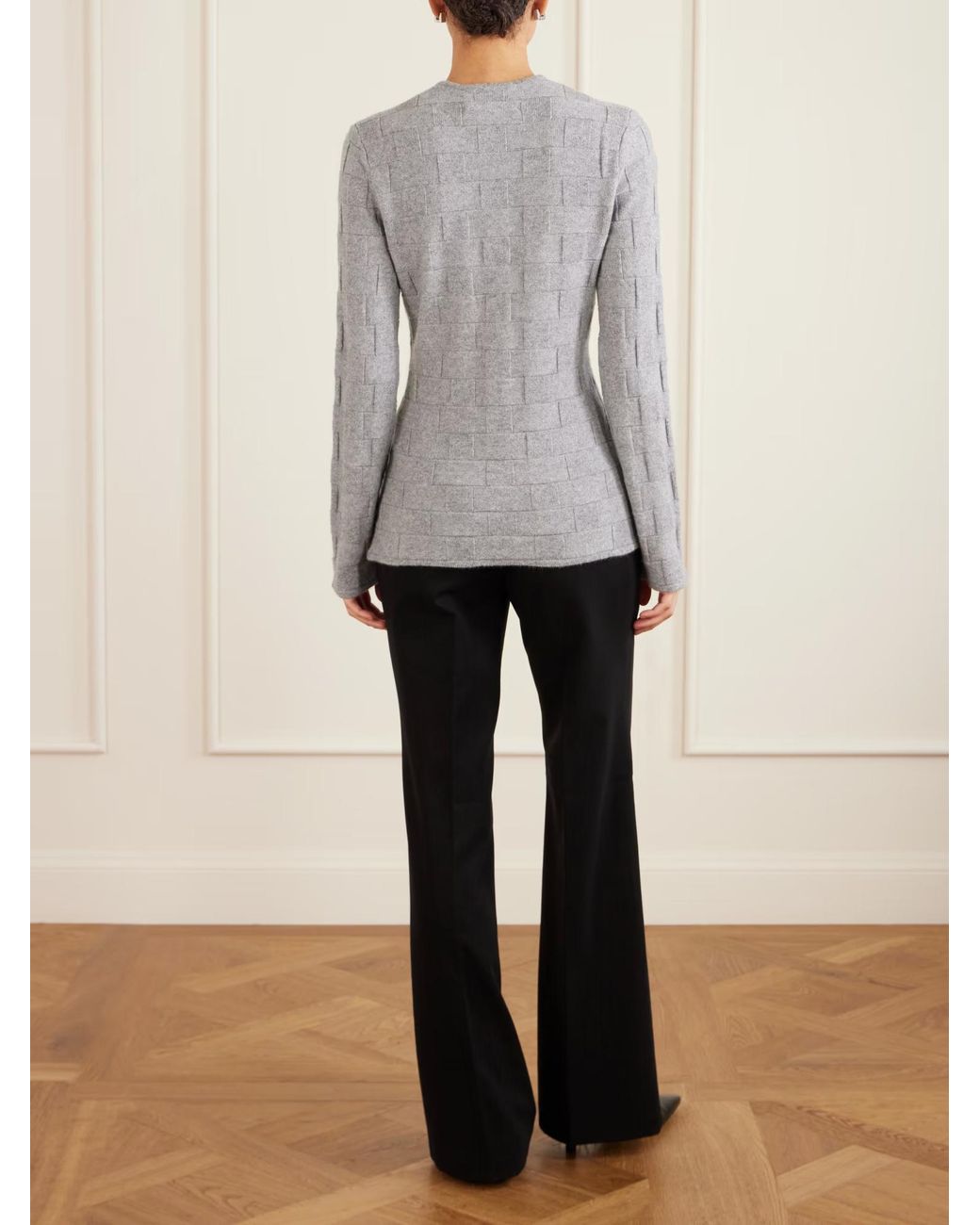 TOVE Gray Uma Cashmere Cardigan