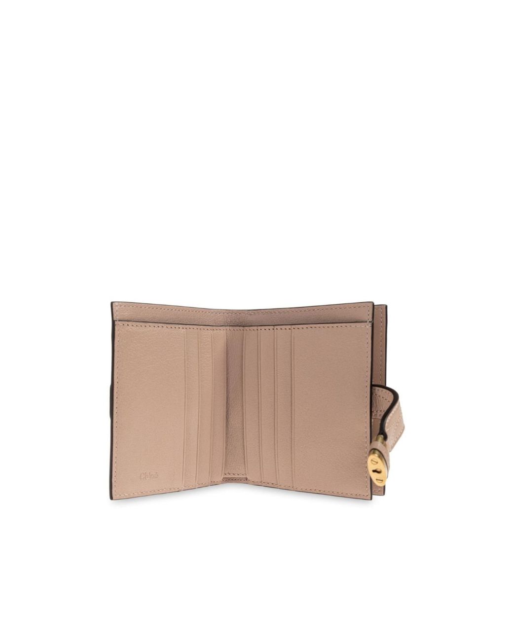 Chloé Natural クロエ パディントン スクエア ウォレット