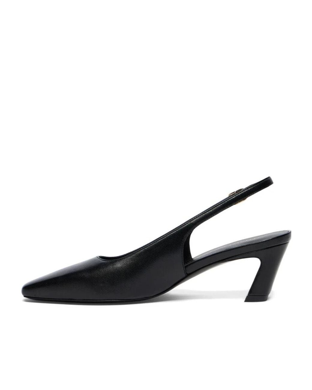 Stuart Weitzman Black Stassi Slingback 50