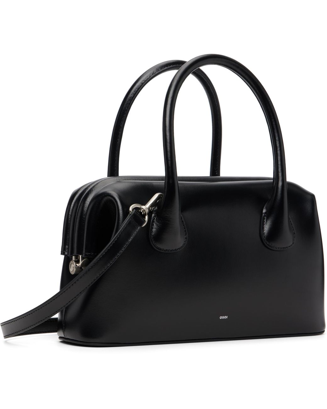 OSOI Black Mini Wide Boat Tote Bag