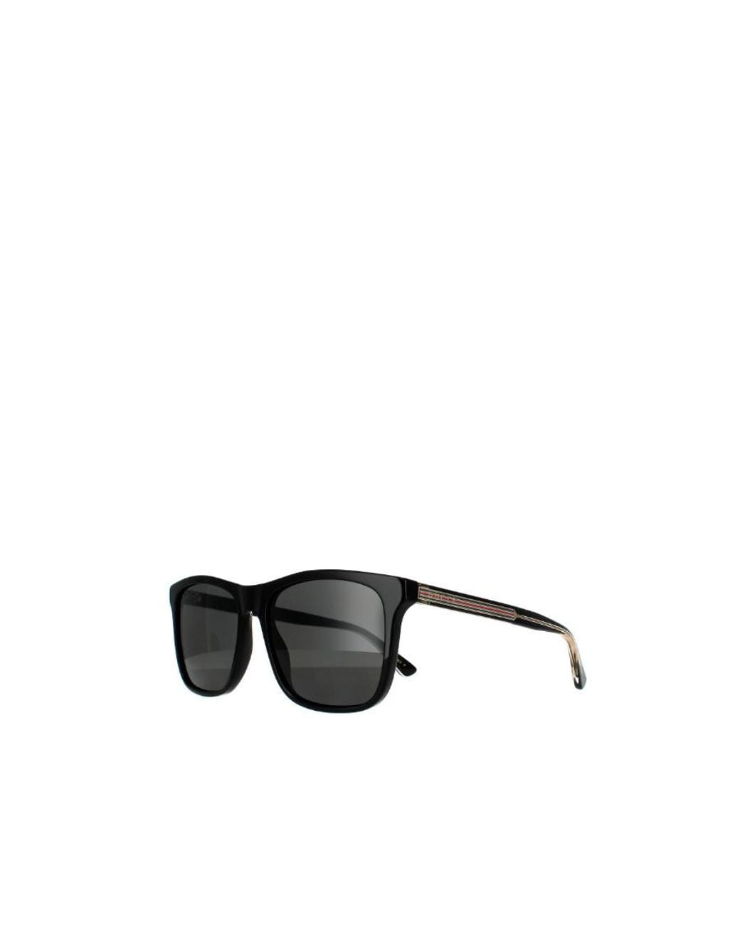 Gucci Black Eyewear Rectangle Frame Sunglasses for men