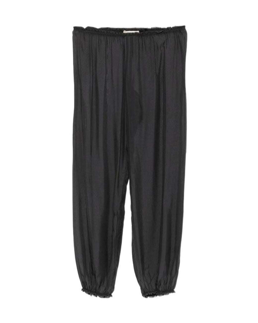 Paloma Wool Black Casual Pants With An Elastic Waistband