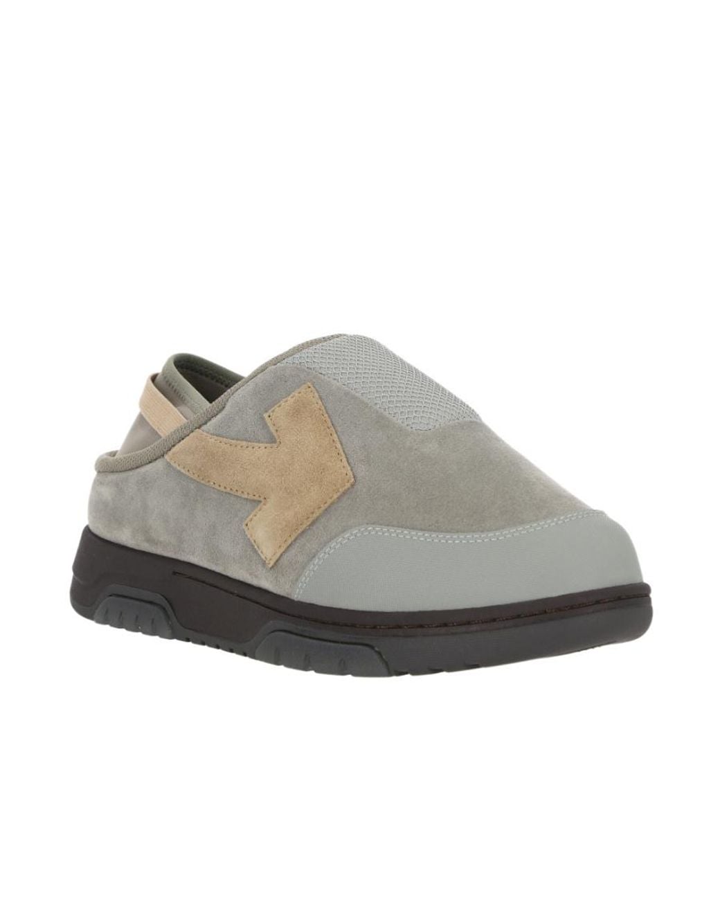 Off-White c/o Virgil Abloh Gray Out Of Office Slip-On Sneakers for men