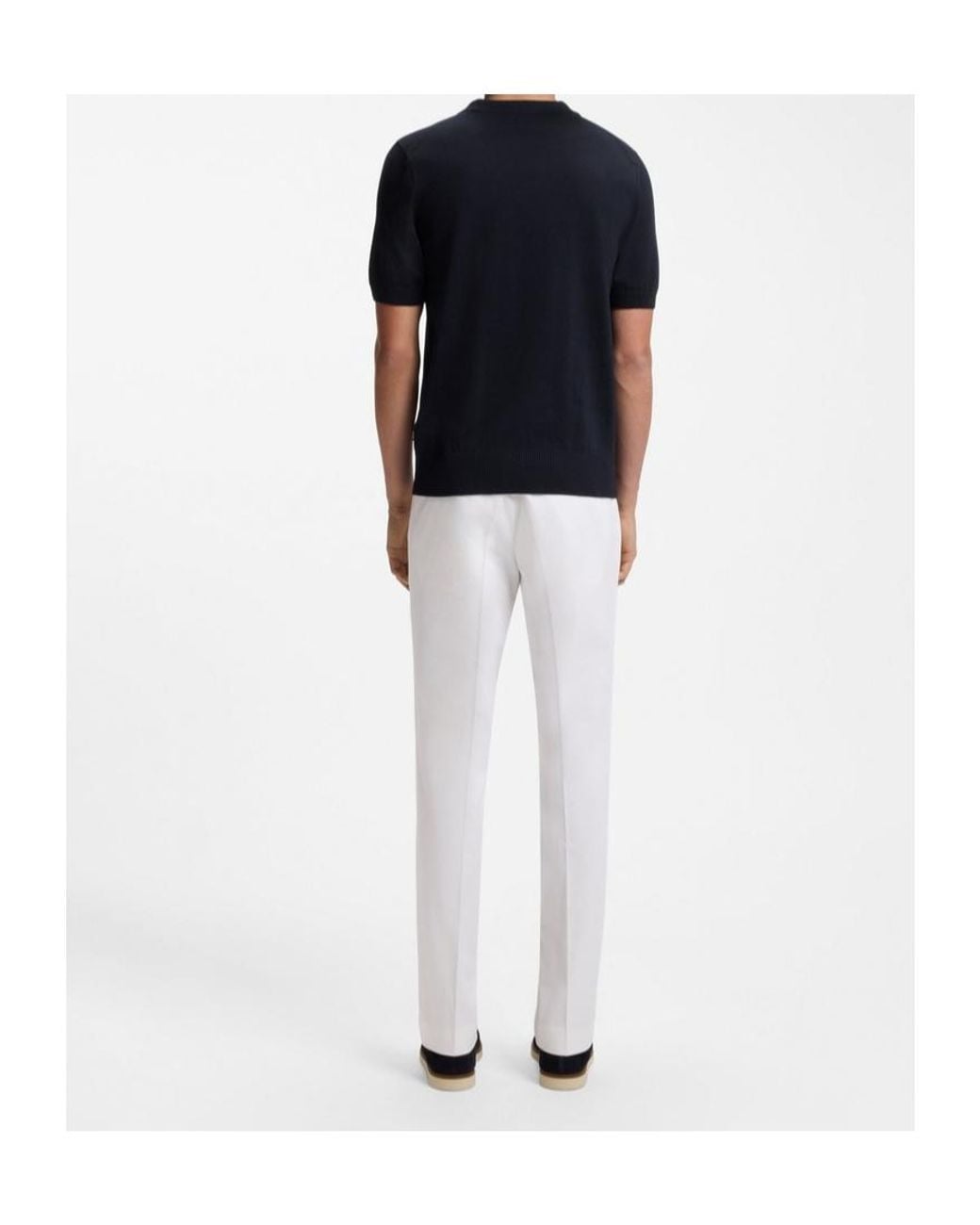 Boss Black H-Lantoni Johnny-Collar Polo Shirt for men