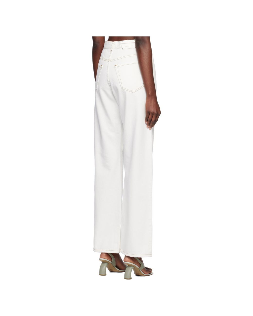 Dries Van Noten White Peyton Denim