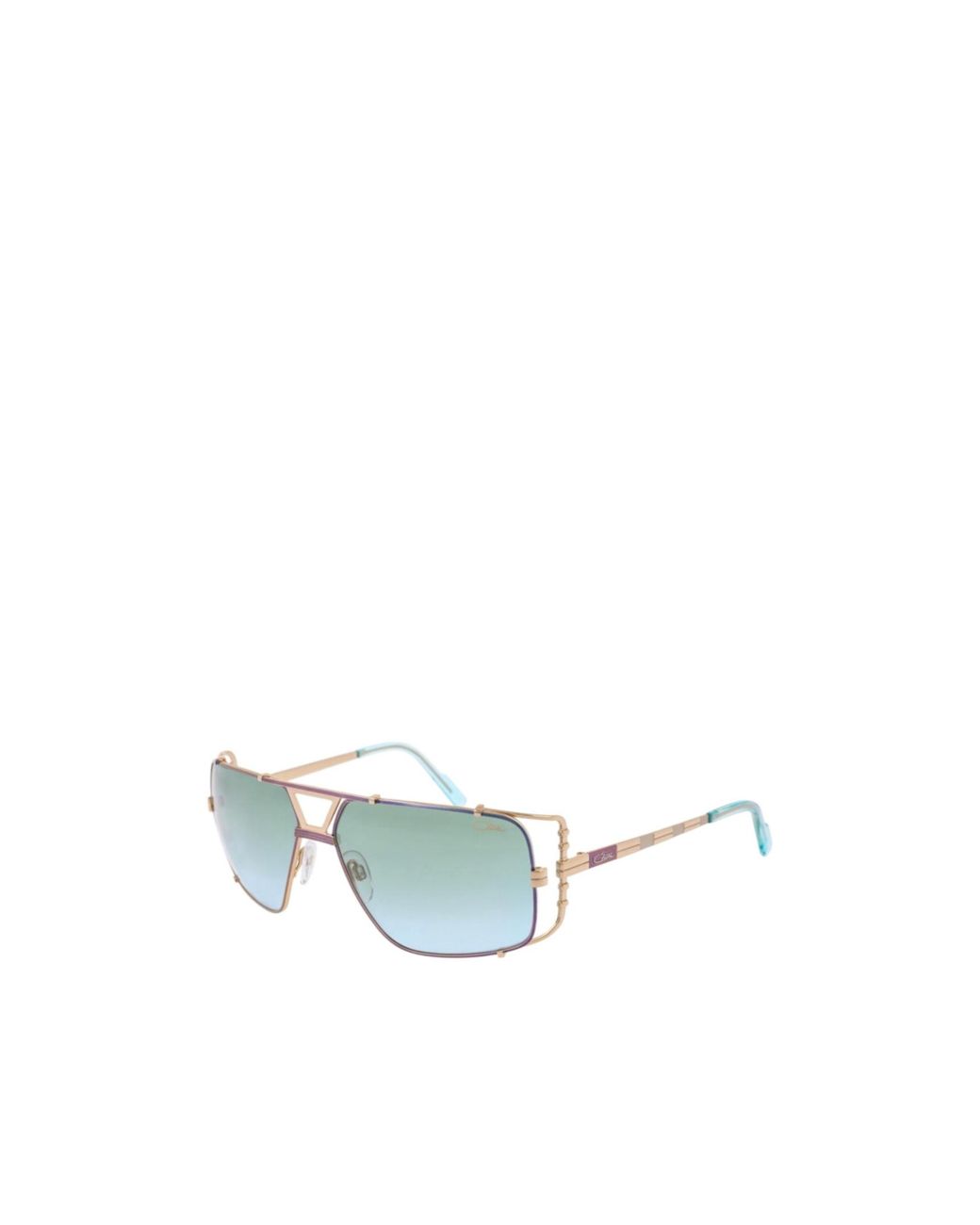 Cazal White Geometric Sunglasses for men