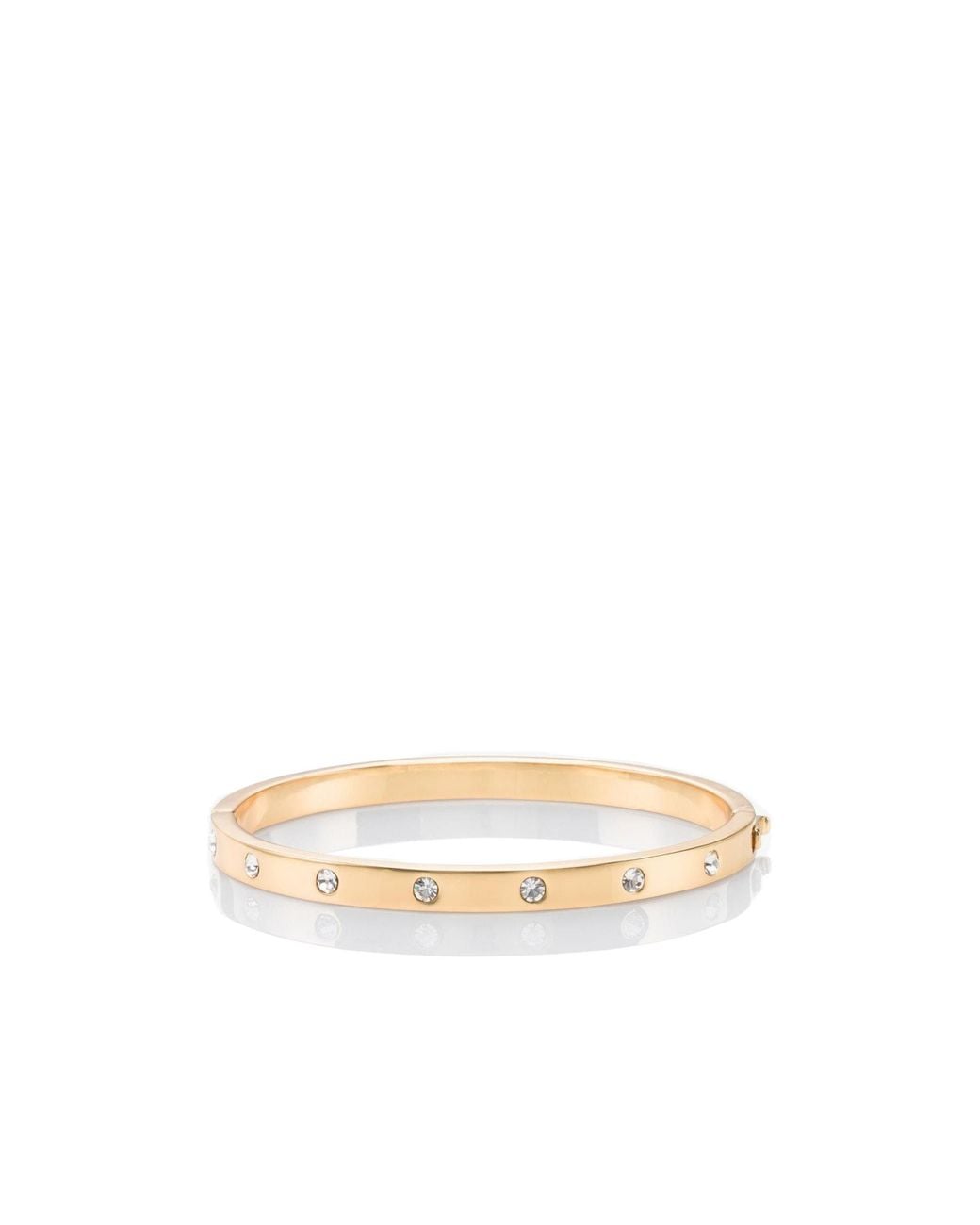 Kate Spade White Crystal Embellished Bangle