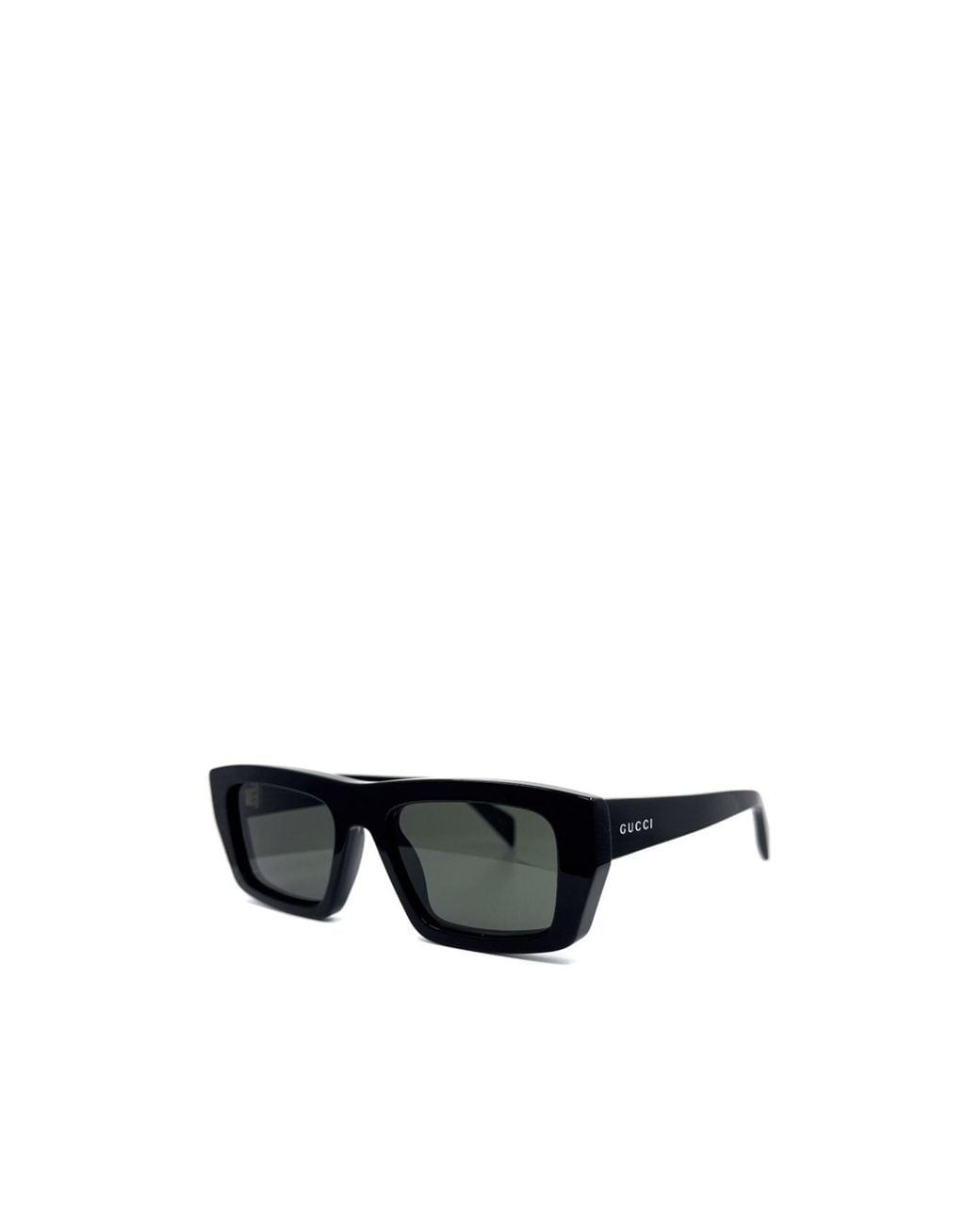 Gucci White Eyewear Rectangular Frame Sunglasses for men