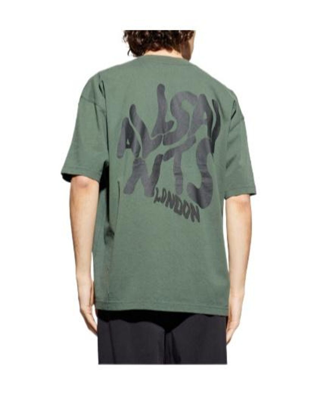 AllSaints Green Orlando Logo T-Shirt