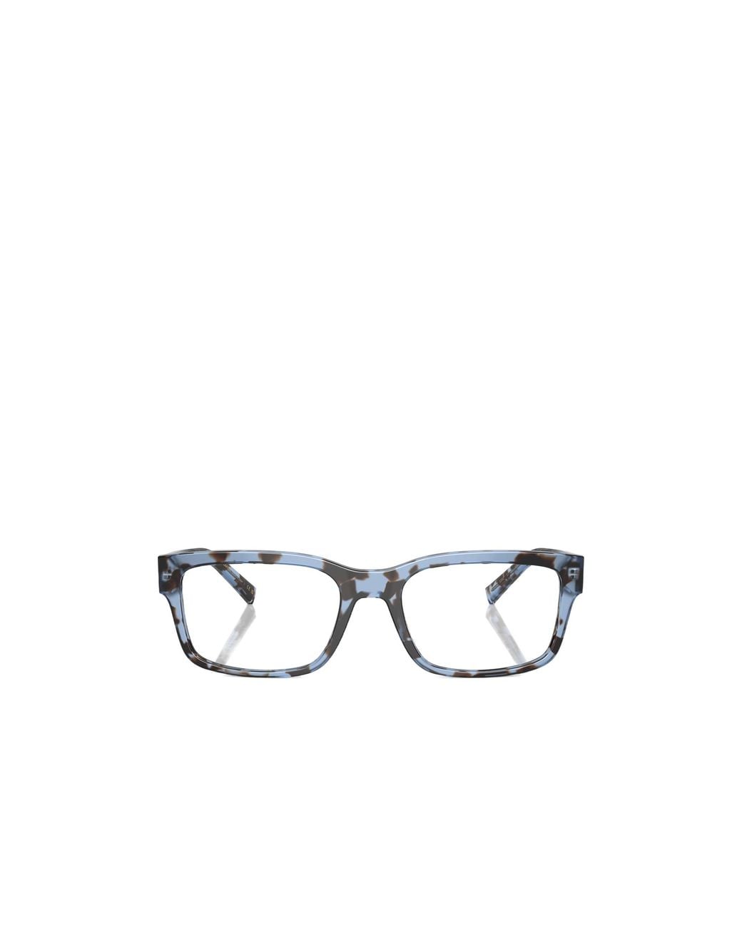 Dolce & Gabbana White Eyewear Rectangular Frame Glasses for men