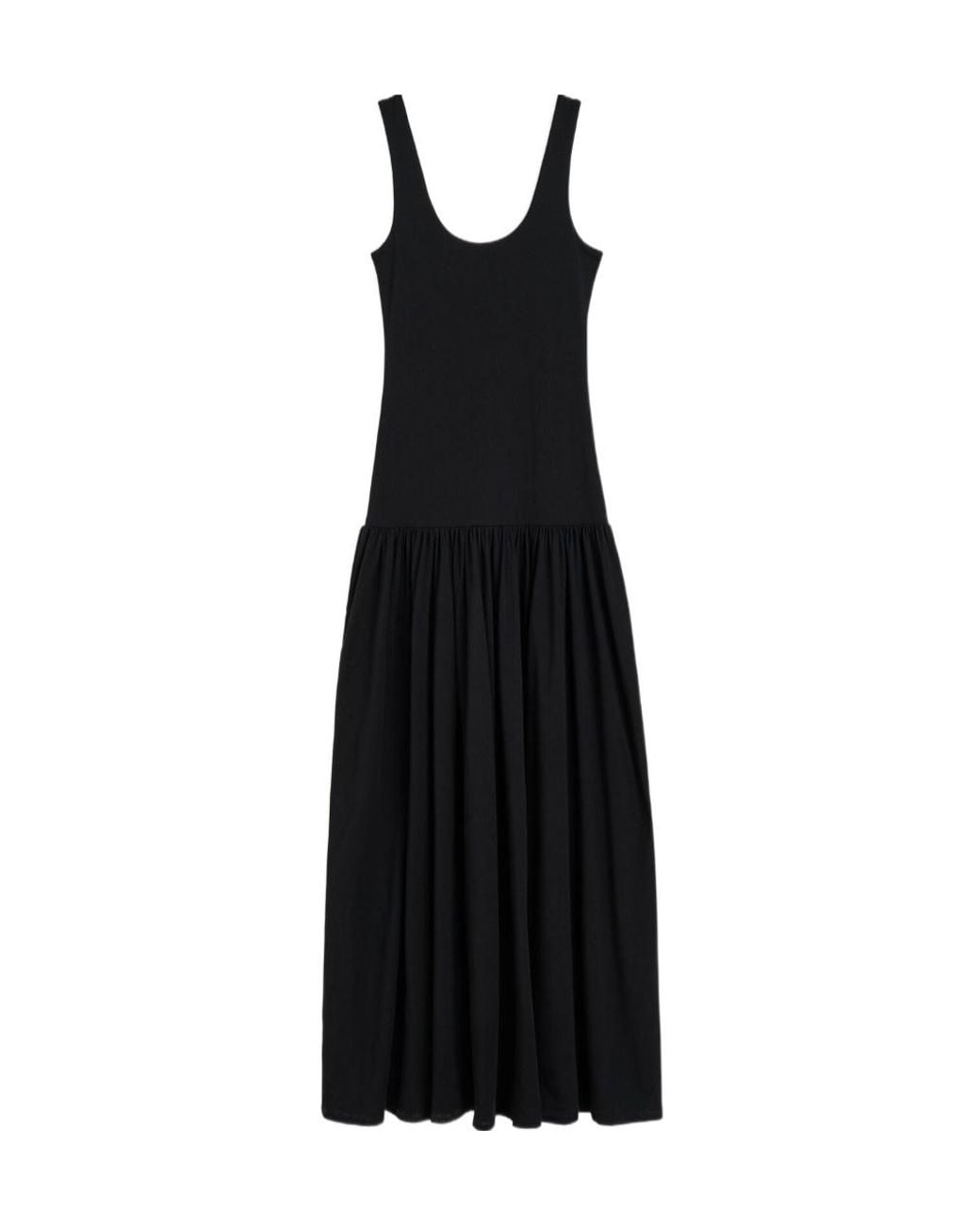 By Malene Birger Black Marcielle Scoop-Neck Dress