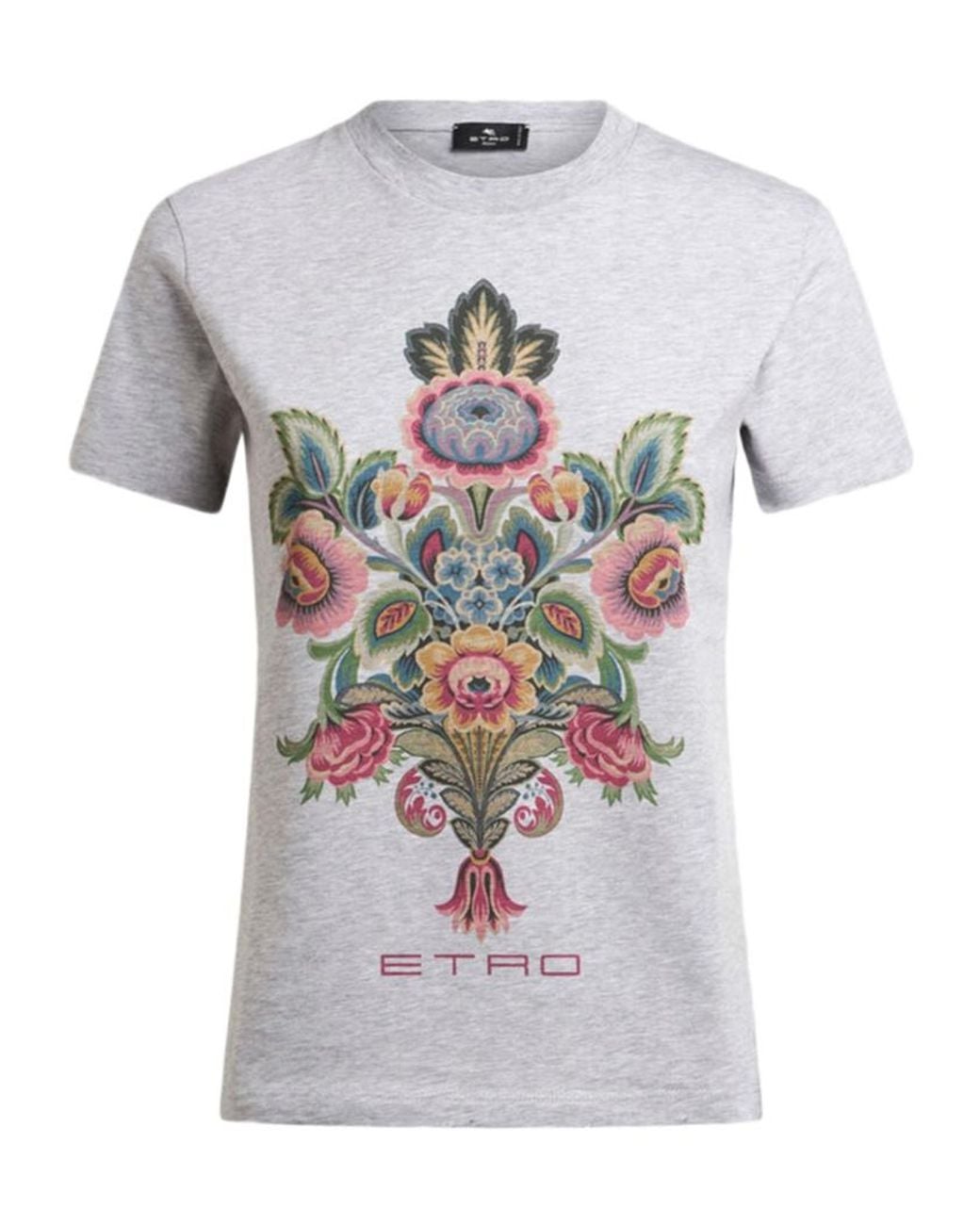 Etro White Paisley-Printed Crewneck T-Shirt