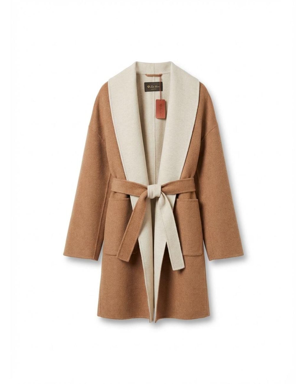 Loro Piana Natural Long-Sleeved Coat