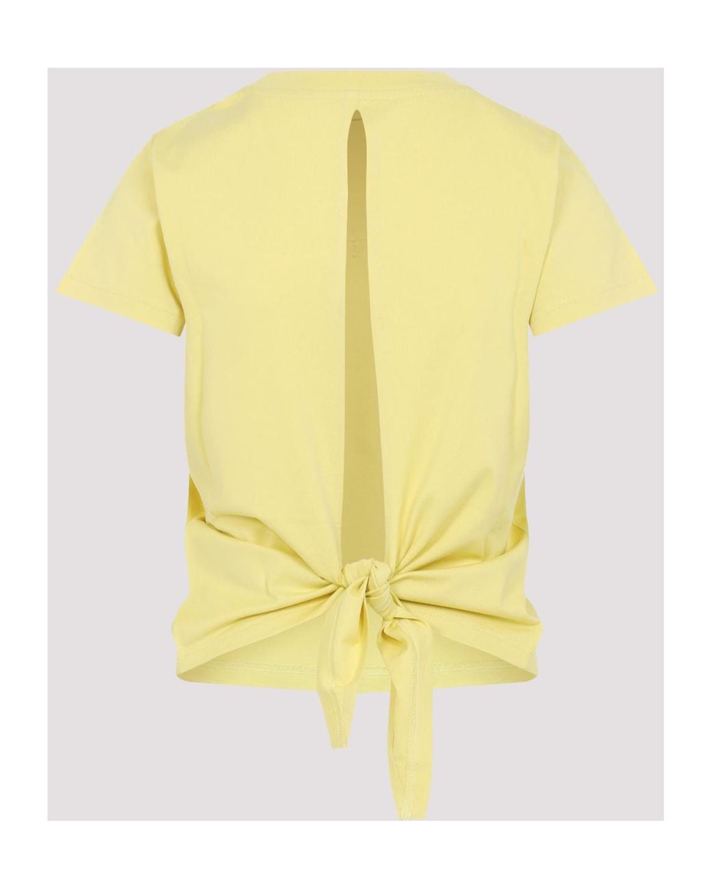 Givenchy Yellow Back Bow Crewneck T-Shirt