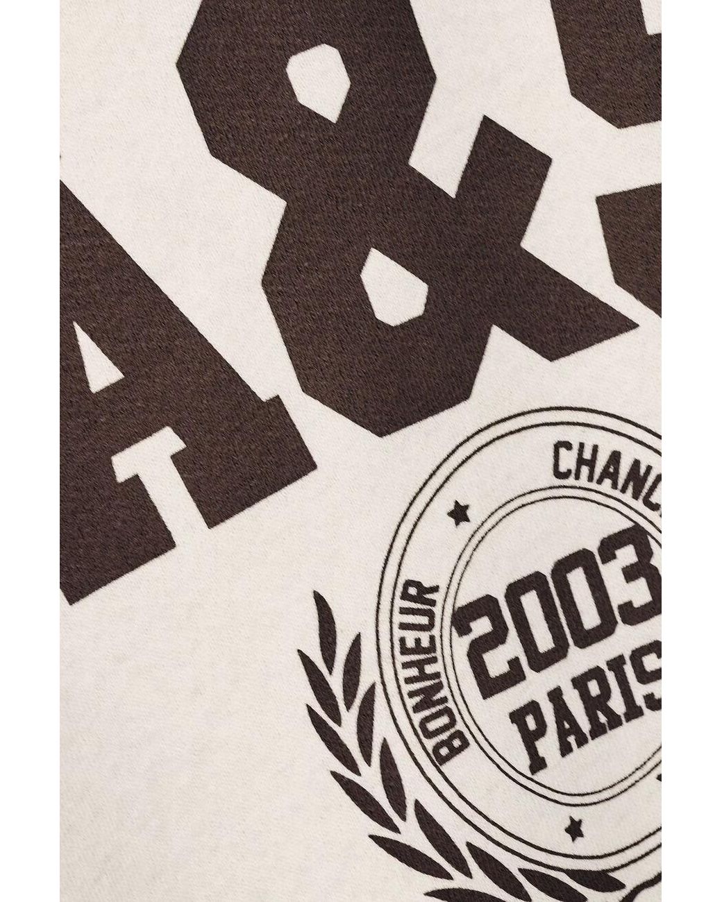 Ba&sh Natural Logo Crewneck Sweatshirt
