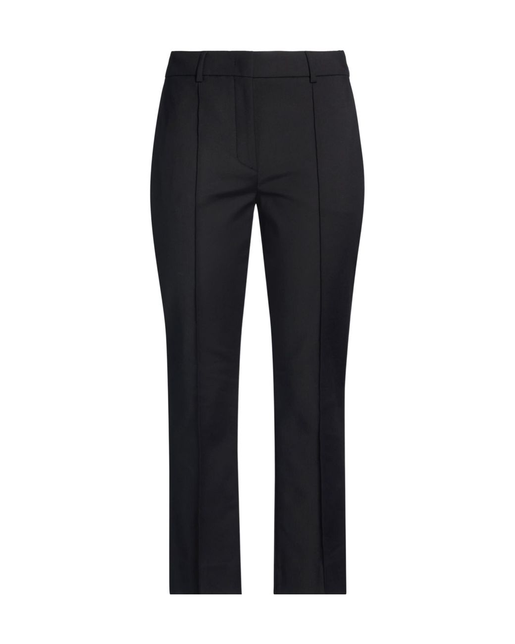 Sportmax Black Simple Straight-Leg Trousers