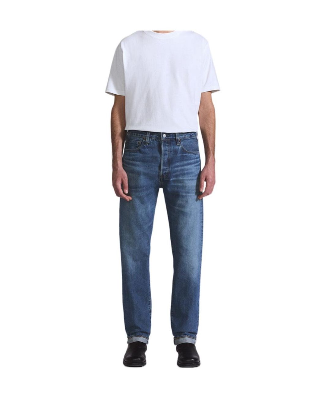 Levi's Blue Straight-Leg Jeans for men