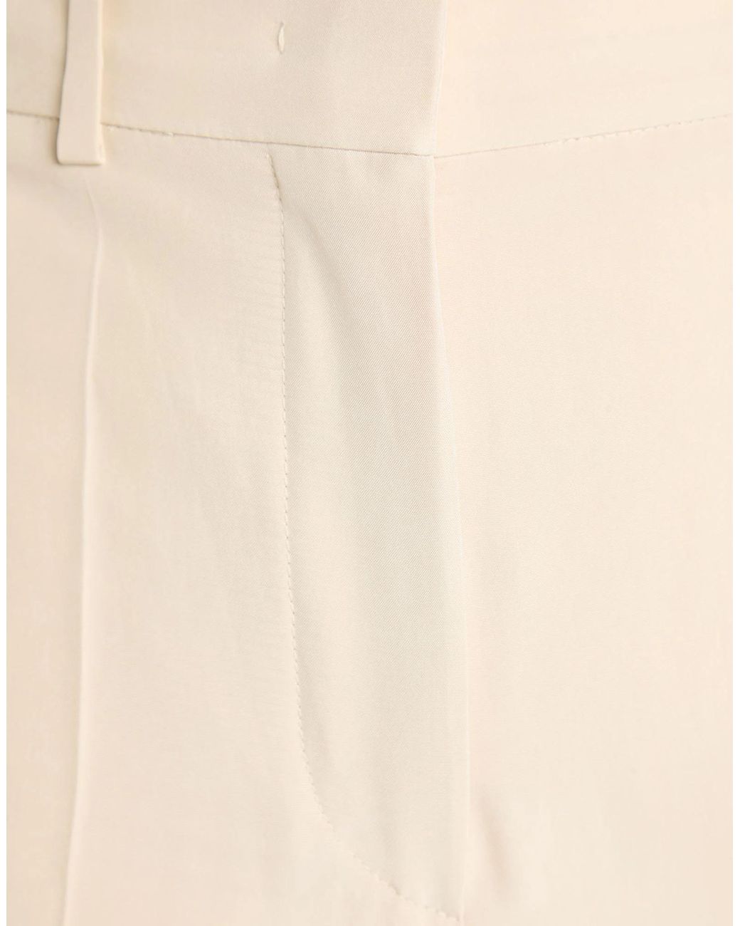 Sportmax Natural Minimalist Straight-Leg Trousers