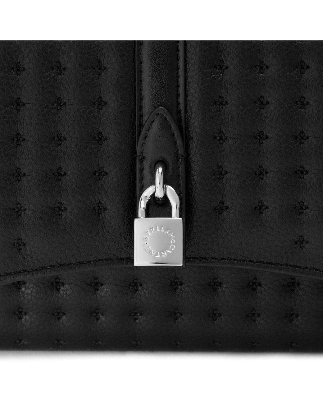 Stella McCartney Black Ryder Wallet On Chain