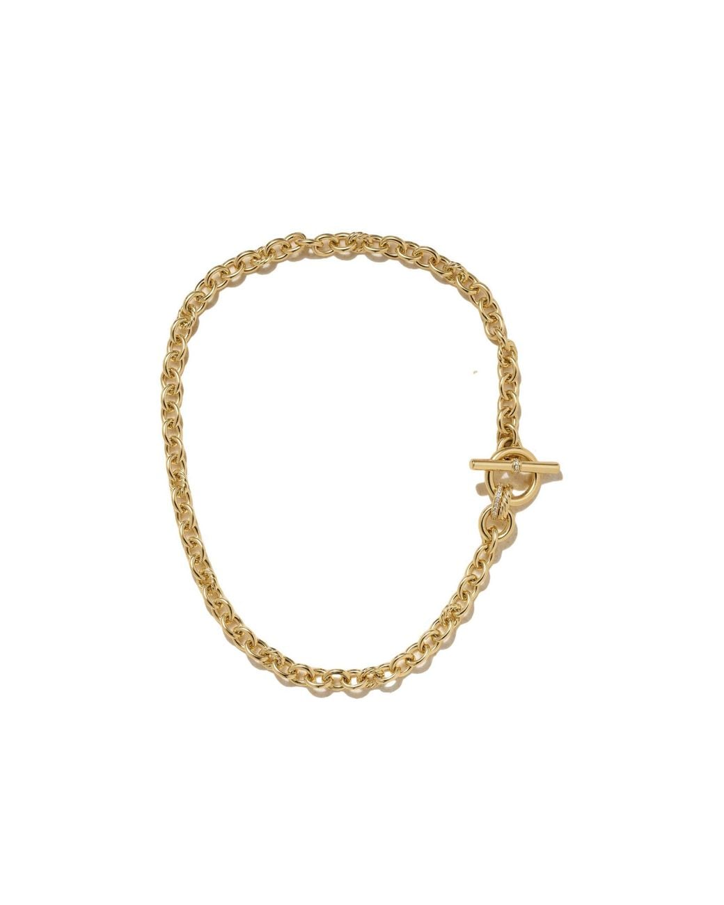 David Yurman Metallic Dy Mercer? 18-Karat Diamond Necklace