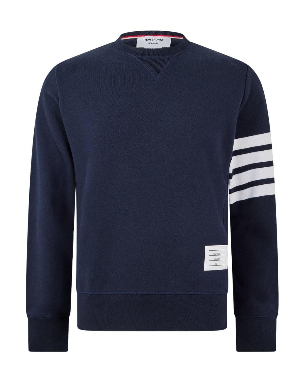 Thom Browne Blue Neck Sweatshirt for men
