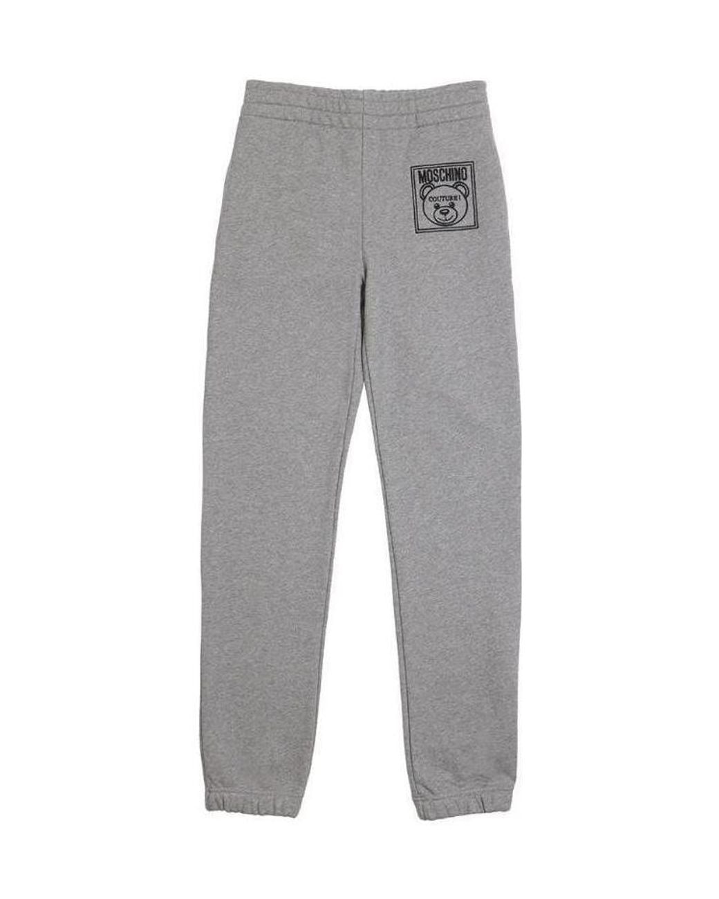Moschino Gray Slim Sweatpants