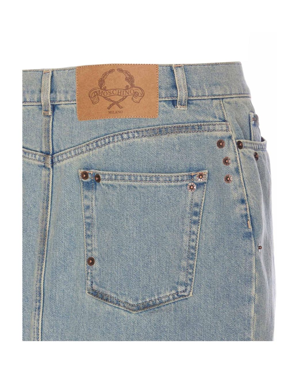 Moschino Blue Denim Skirt