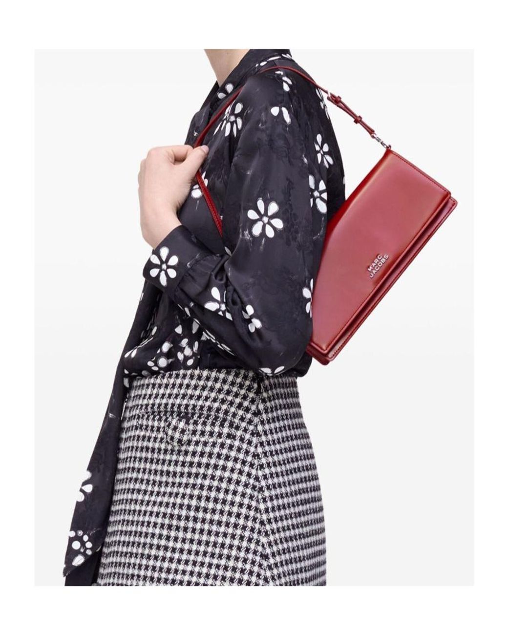 Marc Jacobs Red The Mirror Shoulder Bag