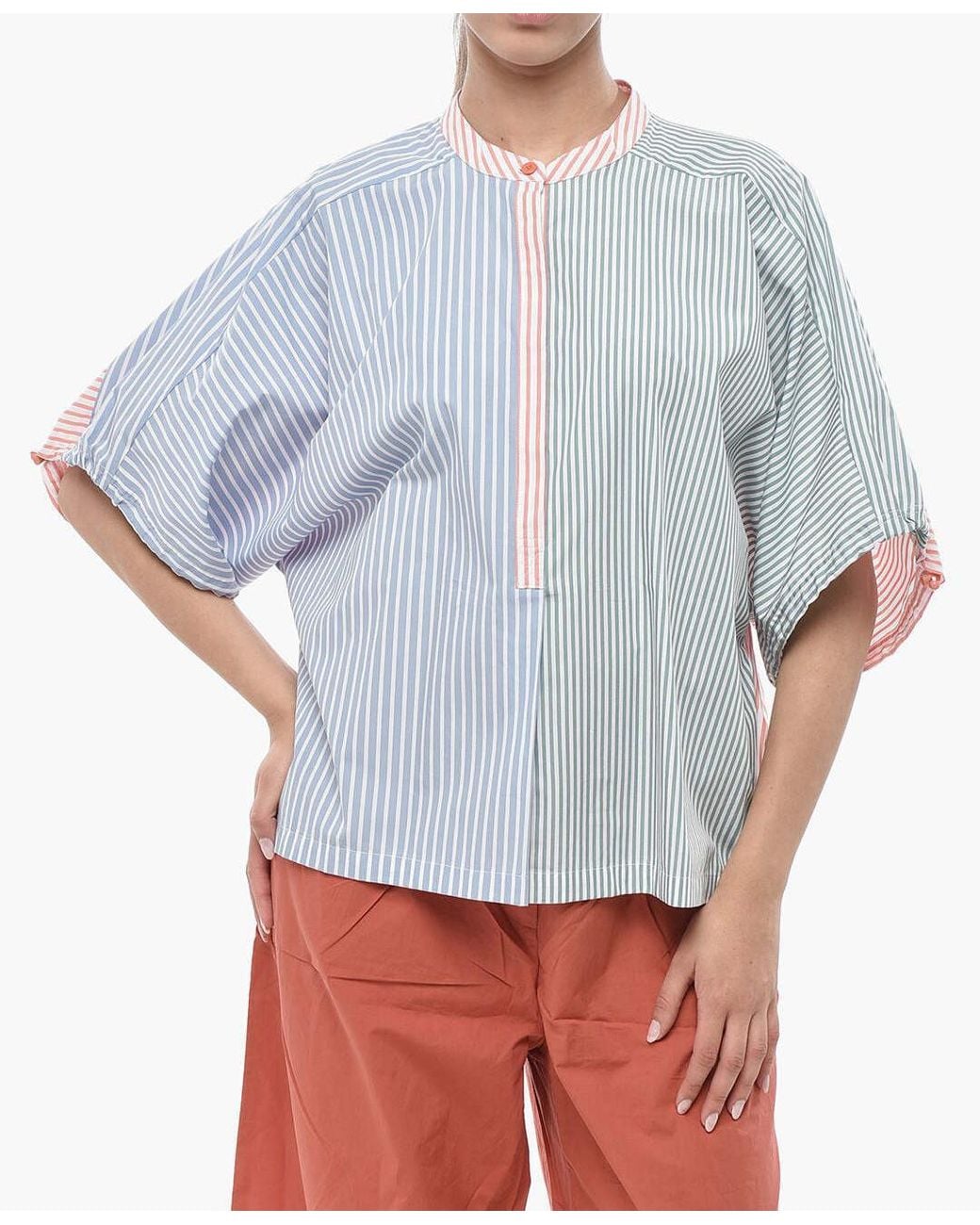 Woolrich Blue Striped Blouse