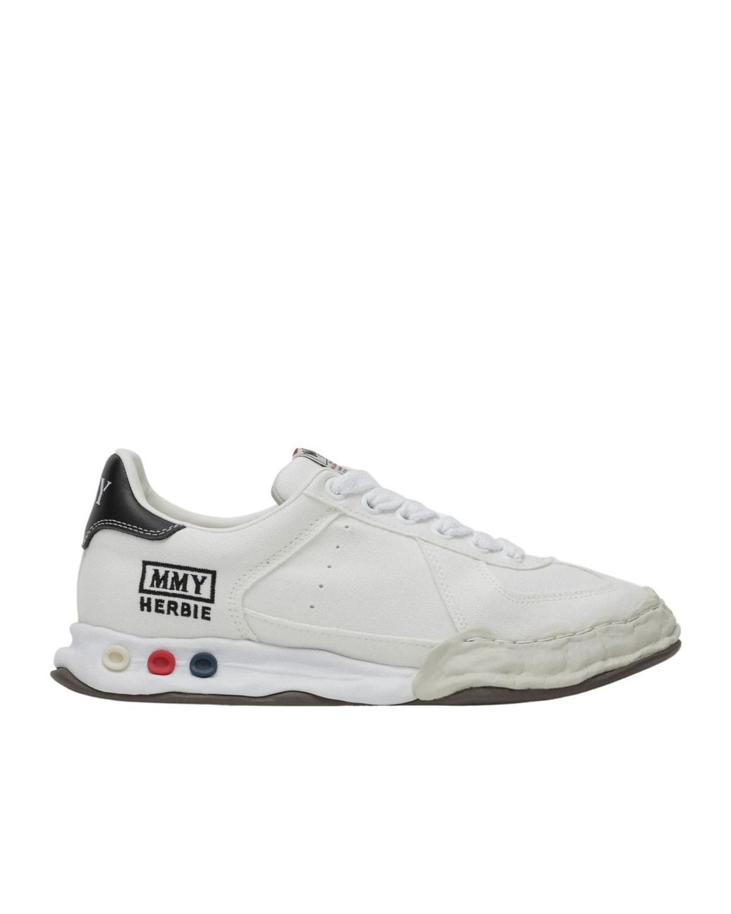 Maison Mihara Yasuhiro White Canvas Sneakers for men