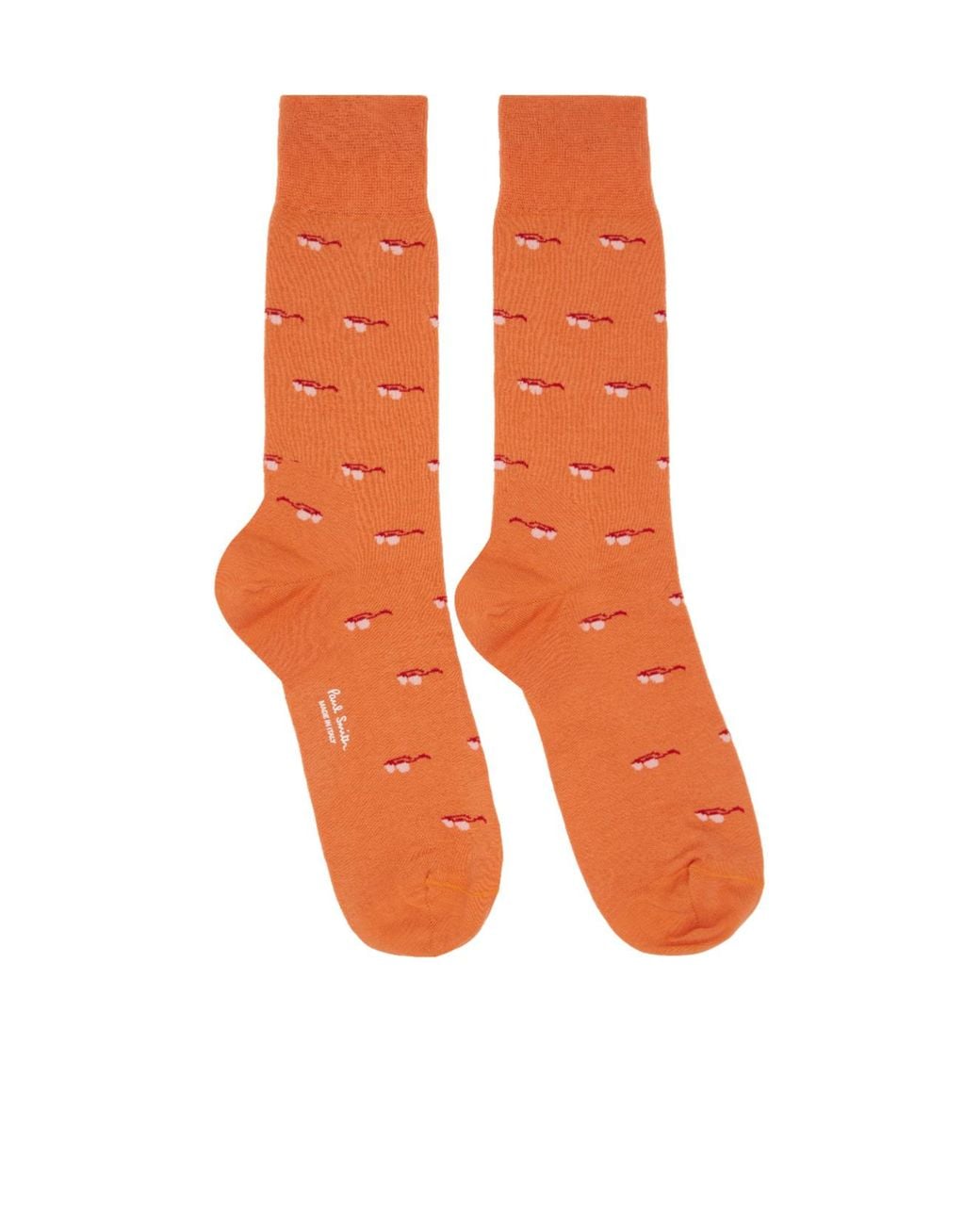 Paul Smith Pink Three Pairs Of Multi-Colored Patterned Mid-Calf Socks for men