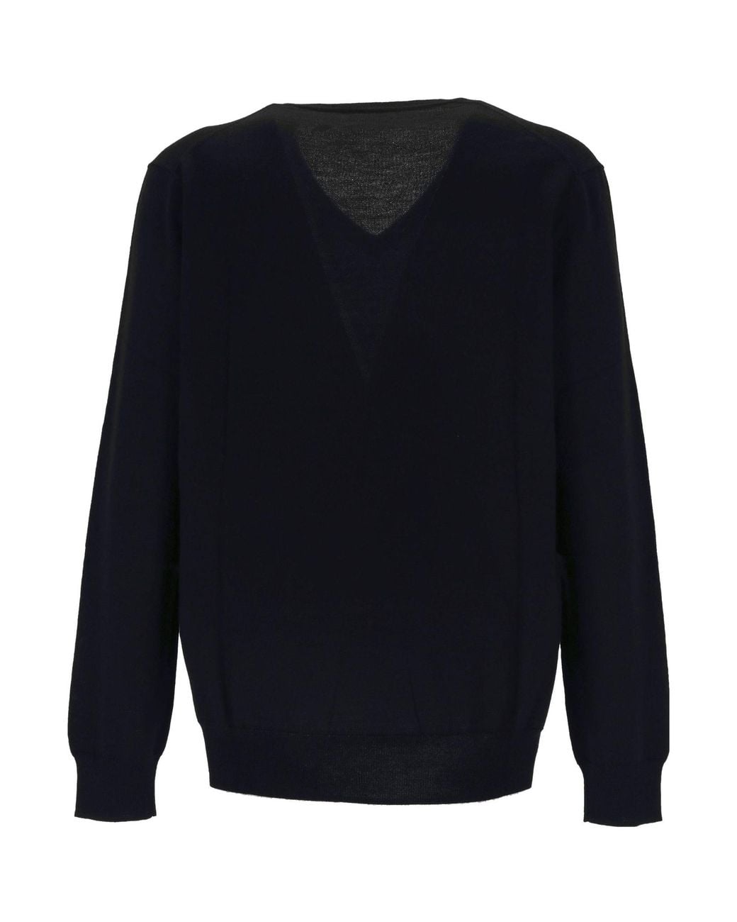 Polo Ralph Lauren Blue Polo Pony Embroidered V-Neck Jumper for men