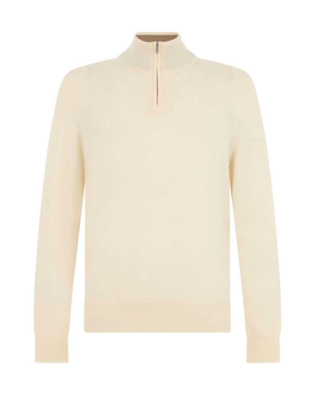 Boss White Boss Half-Zip Knitted Sweater for men
