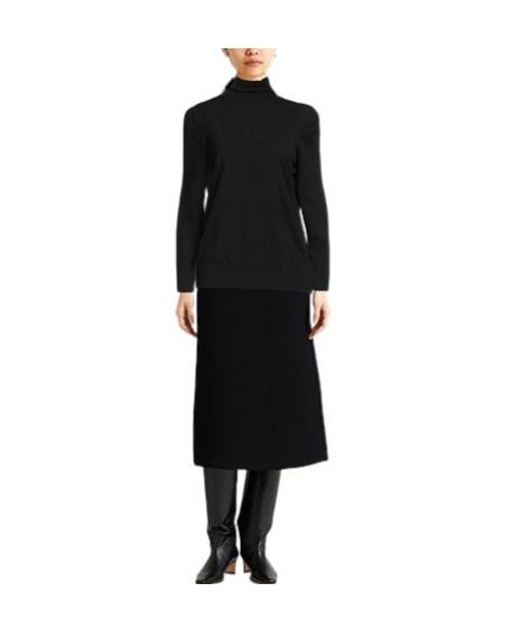 Chloé Black Knitted High-Neck And Long-Sleeved