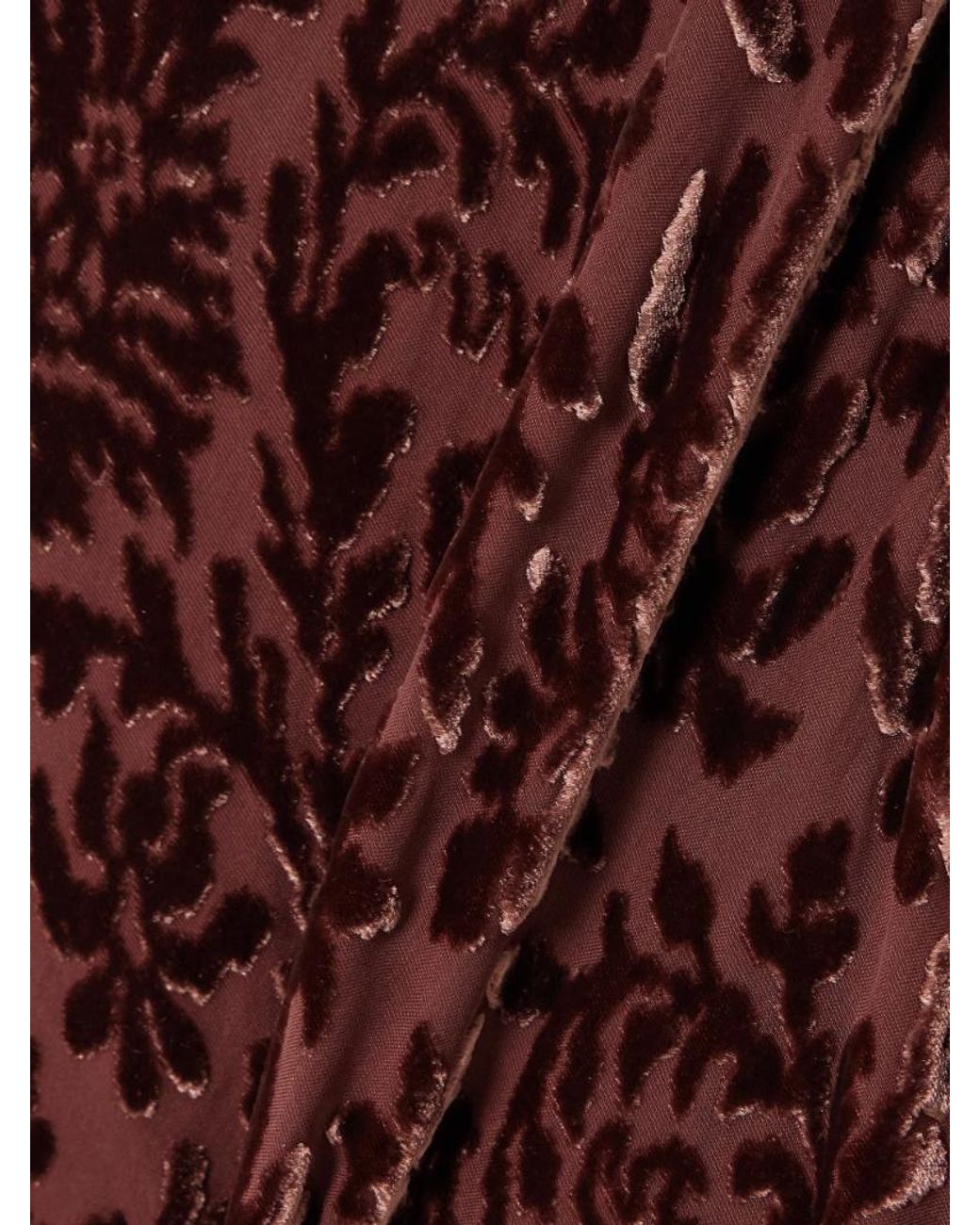 Veronica Beard Purple Jolynn Devoré-Velvet Maxi Dress