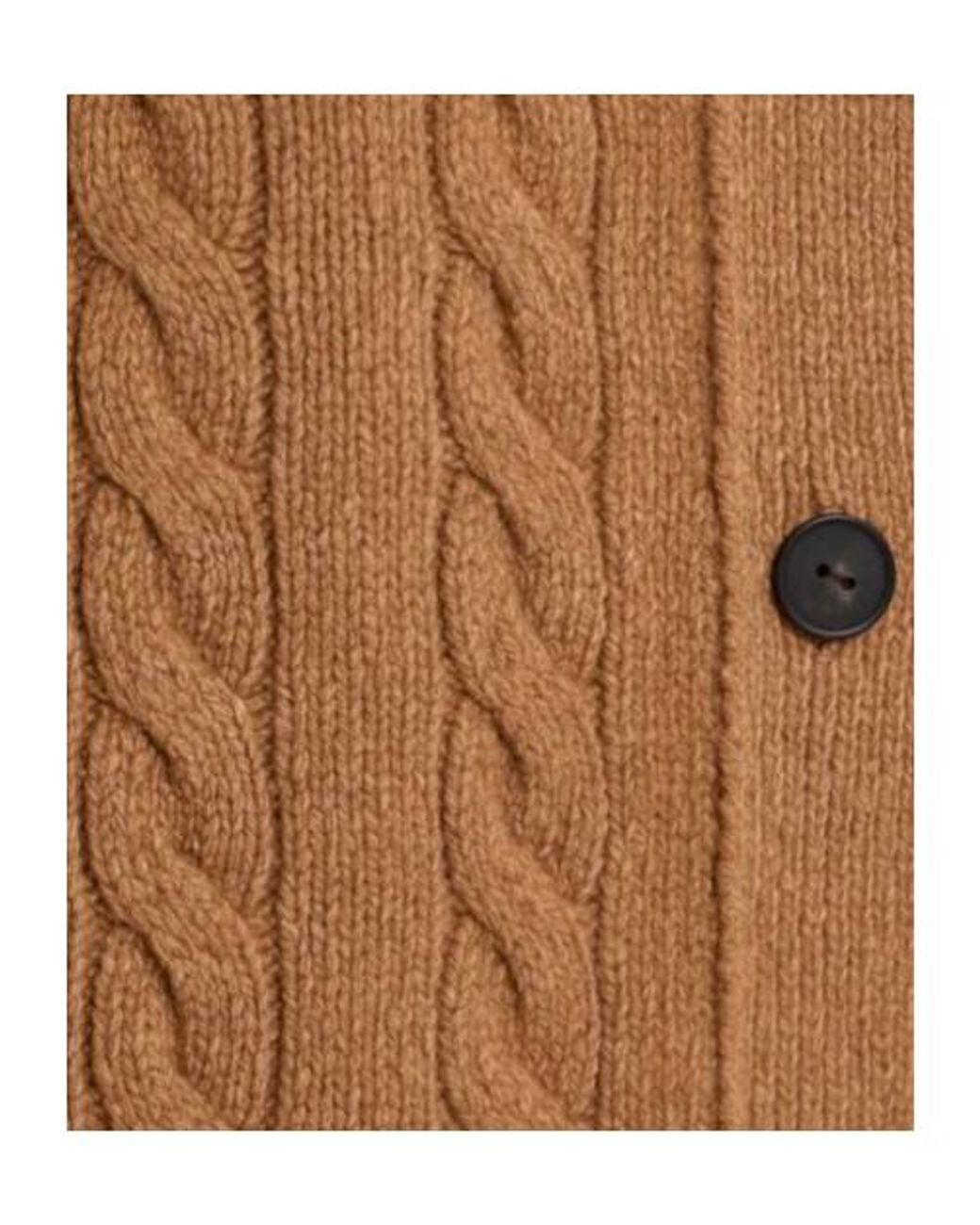 The Row Brown Knit Wool Cardigan