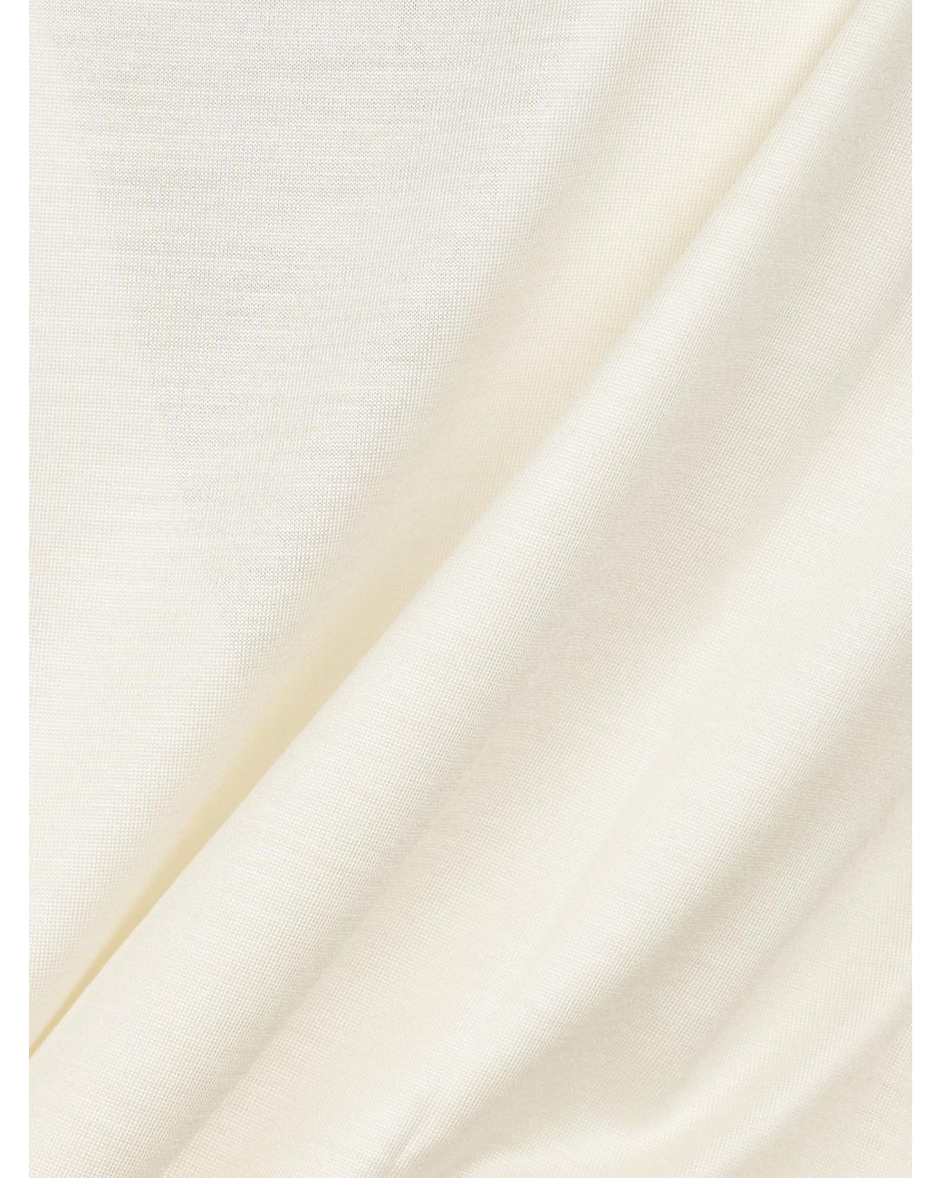 Max Mara White Mxpefedra Long-Sleeved Top