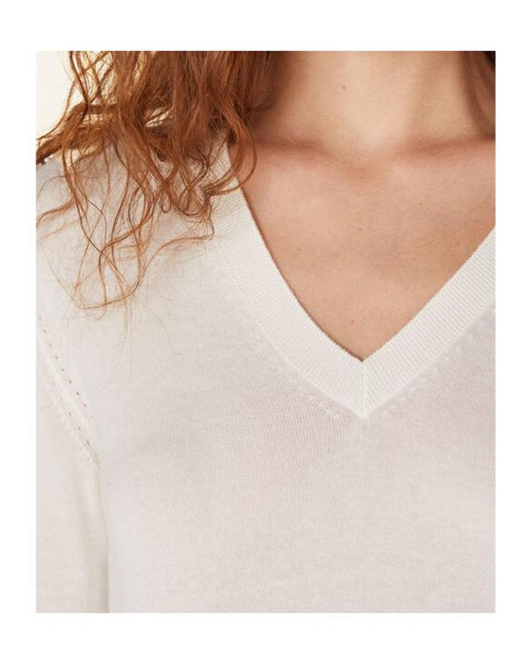 Loro Piana White Piuma Cashmere Sweater
