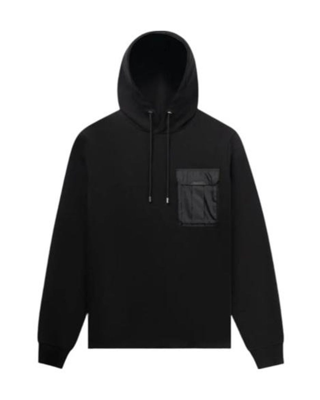 BALR Black Long-Sleeved Hoodie for men