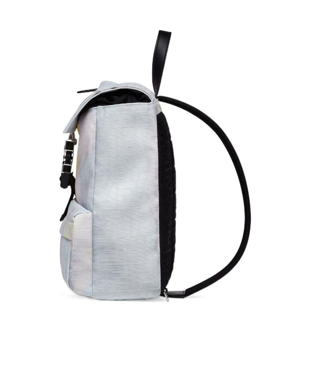 Fendi White And Lilac Sunset Jacquard Fabric Backpack for men